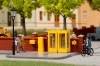 Telephone boxes and postboxes